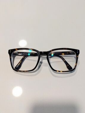 Di Valdi Tortoiseshell Rectangle Reading Glasses